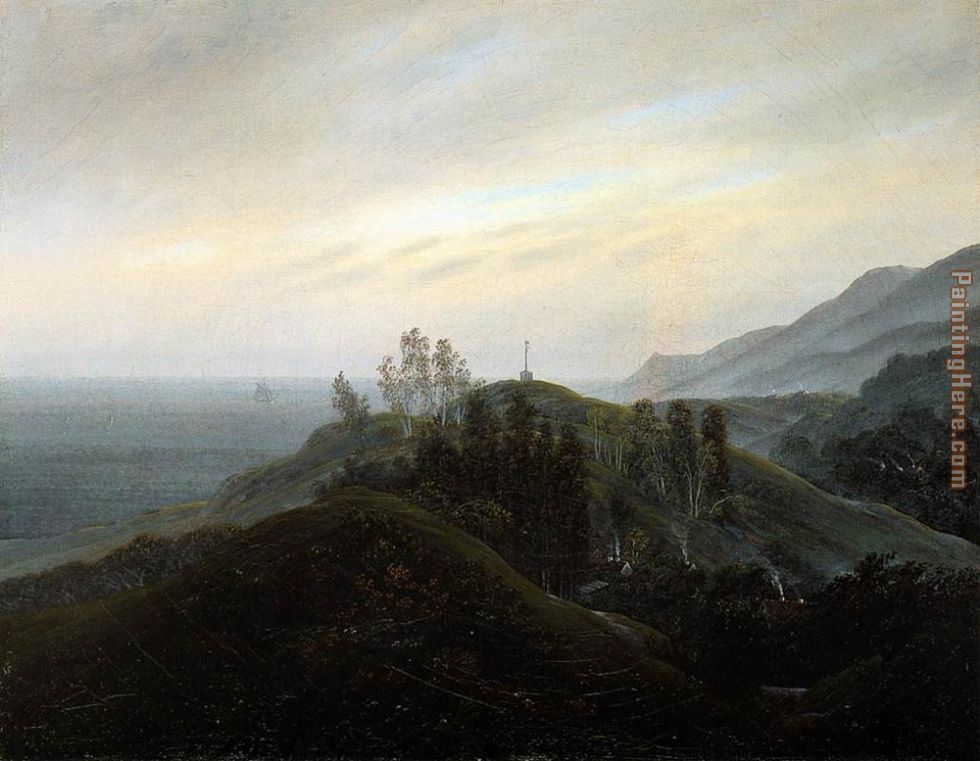 Caspar David Friedrich View of the Baltic